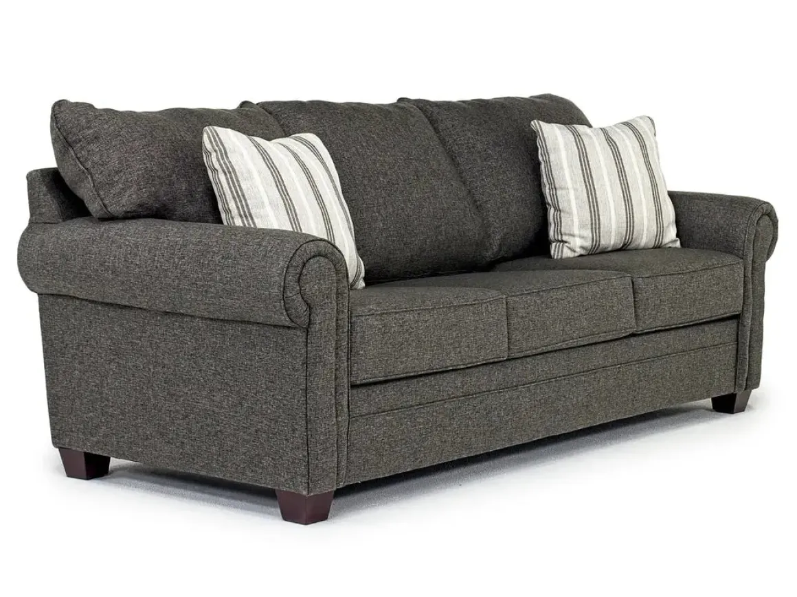Cordoba Queen Sleeper Sofa In Splash Charcoal