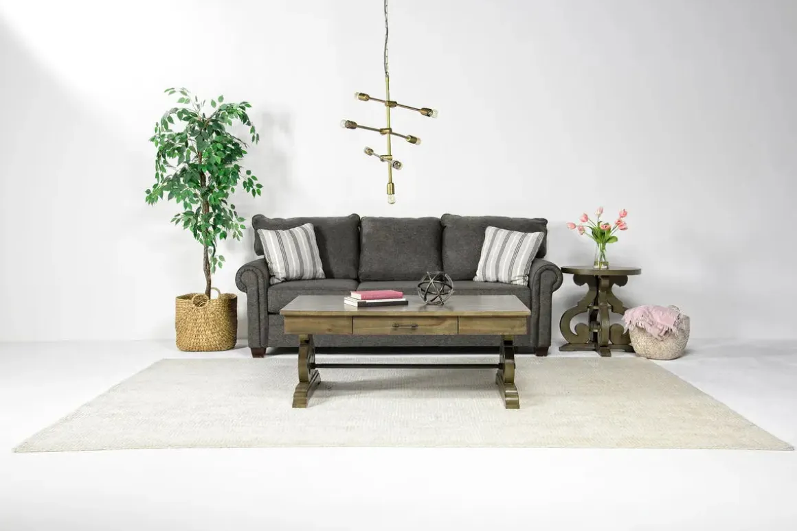 Cordoba Queen Sleeper Sofa In Splash Charcoal