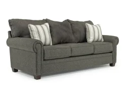 Cordoba Queen Sleeper Sofa W/ Mattress In Splash Charcoal