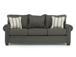 Cordoba Queen Sleeper Sofa W/ Mattress In Splash Charcoal
