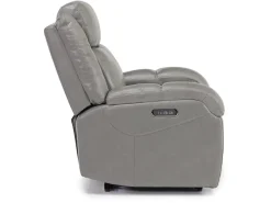 Cortez Power Recliner In Dark Brown Leather