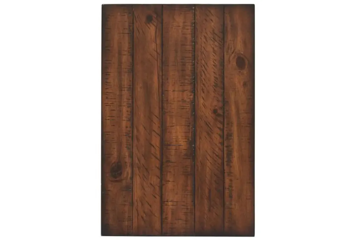 Cottage Lane Chairside Table In Brown
