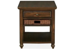 Cottage Lane End Table In Brown