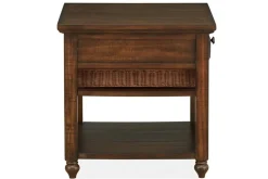 Cottage Lane End Table In Brown