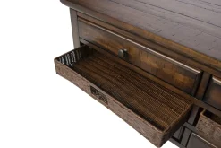 Cottage Lane Lift Top Coffee Table In Brown