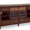 Cottage Lane Media Console In Brown, 70 Inch