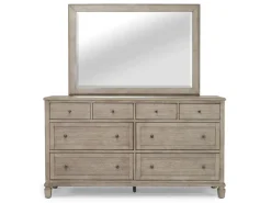 Country Side Mirror In Brown