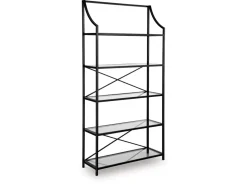 Dakerwell Bookcase In Antique Black