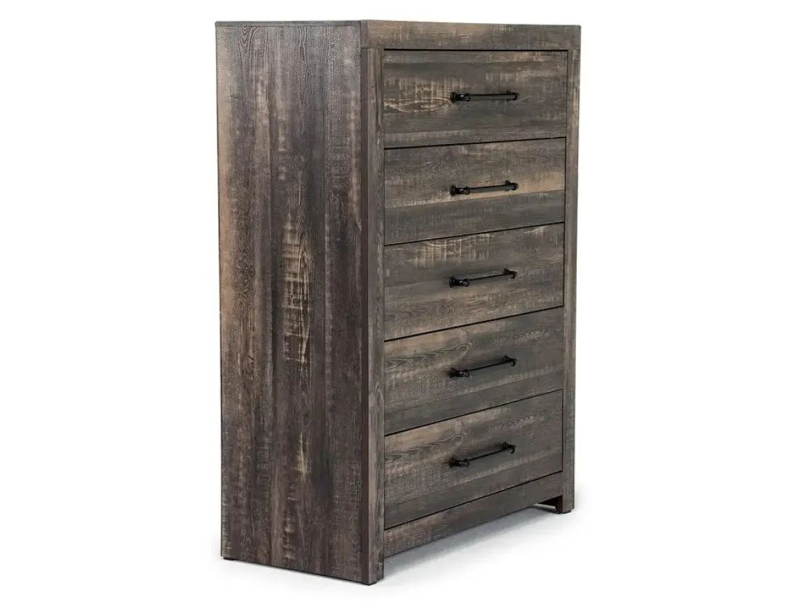 Dallas Chest In Brown Butcher Block