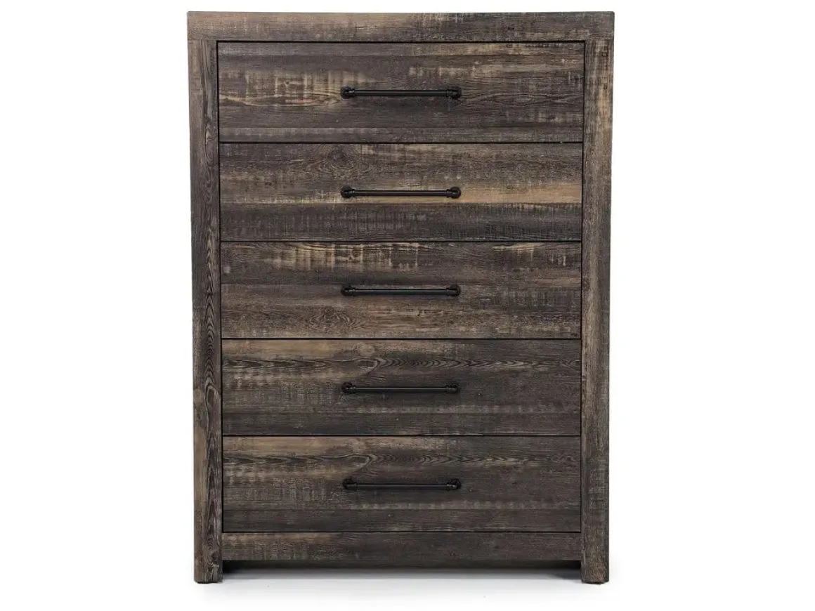 Dallas Chest In Brown Butcher Block