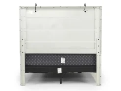 Dallas Panel Bed W/ Lights In White Wash, Twin