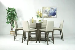 Dapper Counter Height Dining Table In Brown