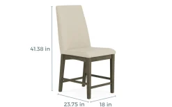 Dapper Counter Height Stool In Brown