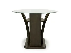 Dapper Round Counter Height Dining Table In Brown