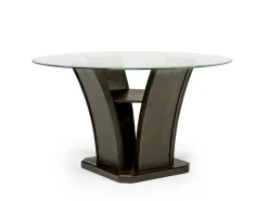 Dapper Round Dining Table In Gray