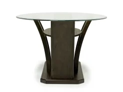 Dapper Round Dining Table In Gray