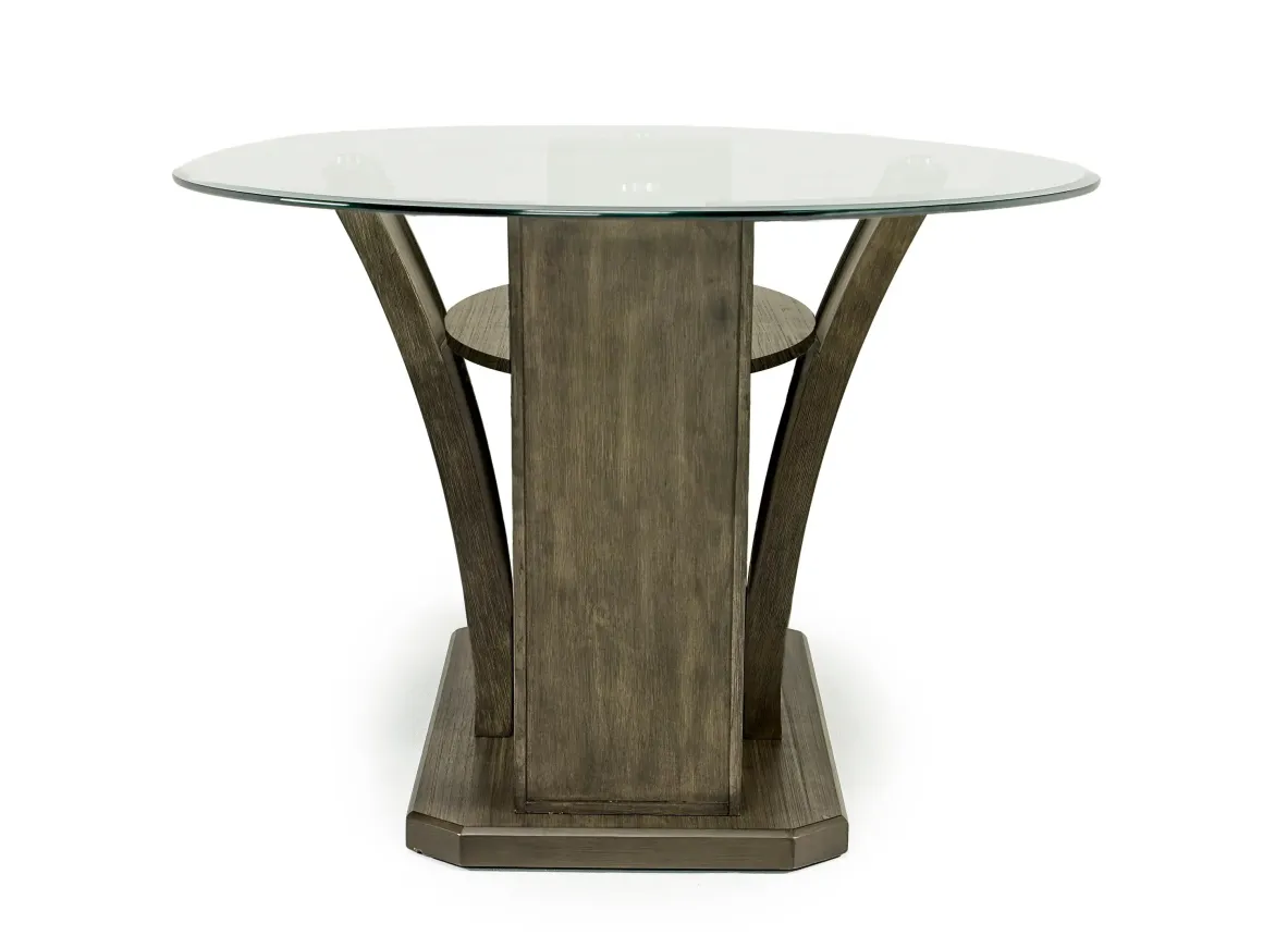 Dapper Round Dining Table In Gray