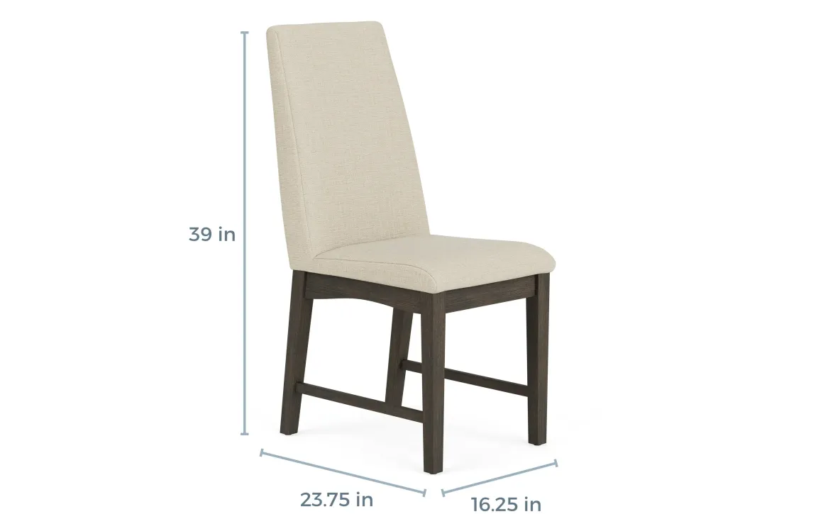 Dapper Side Chair In Brown