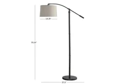 Darkshimm Floor Lamp In Bronze