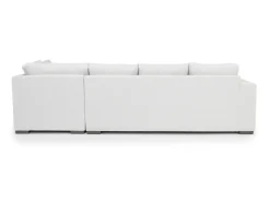 Dennon Sofa Chaise Sectional In Pebble, Right Facing