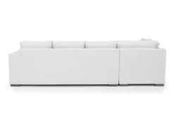 Dennon Sofa Chaise Sectional In Pebble, Right Facing