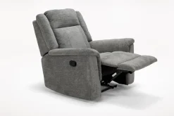 Derby Recliner In Light Gray