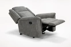 Derby Recliner In Light Gray