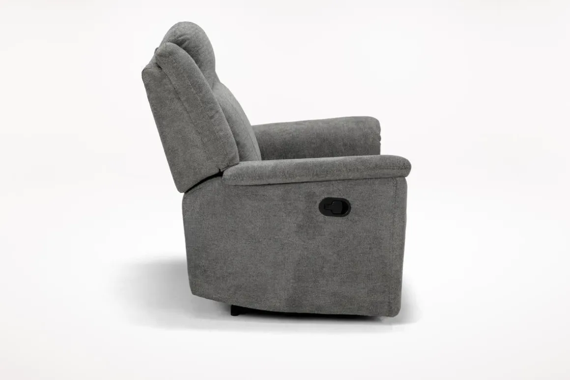 Derby Recliner In Light Gray
