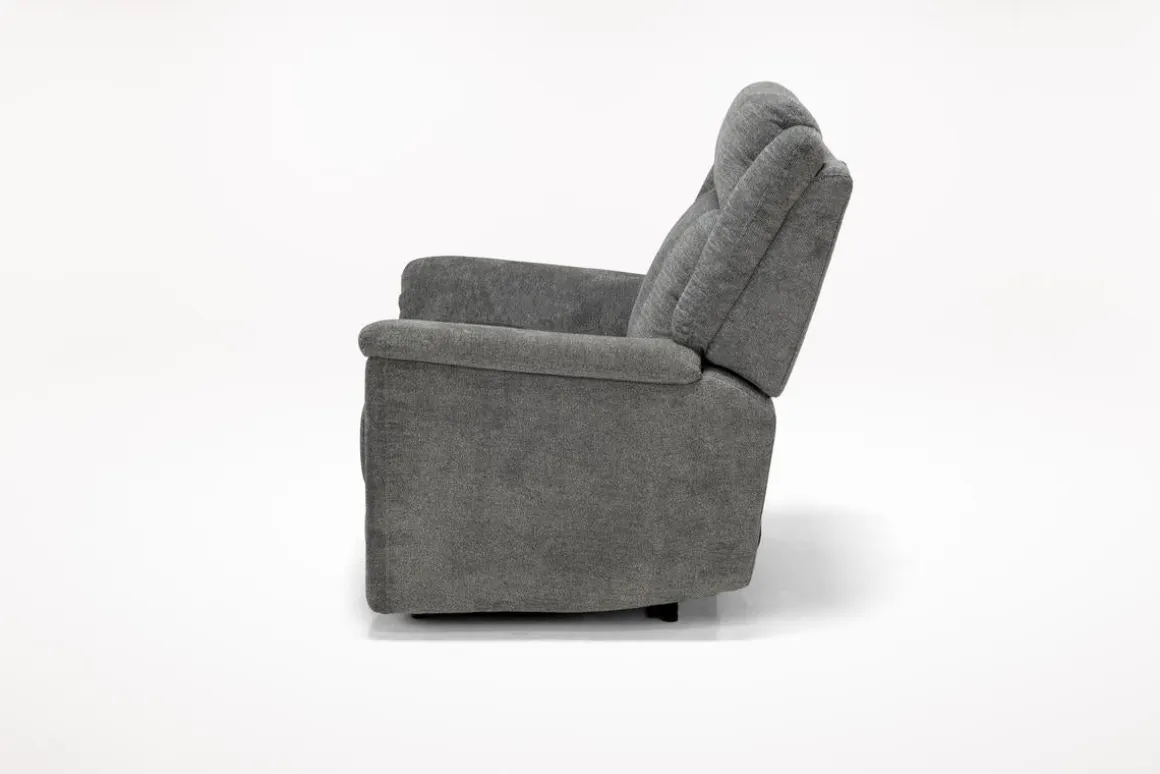 Derby Recliner In Light Gray