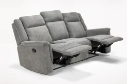 Derby Reclining Sofa & Console Loveseat In Gray