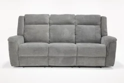 Derby Reclining Sofa In Light Gray