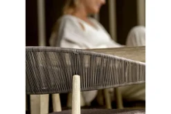 Dermott Outdoor Side Chair In Brown, Set Of 2