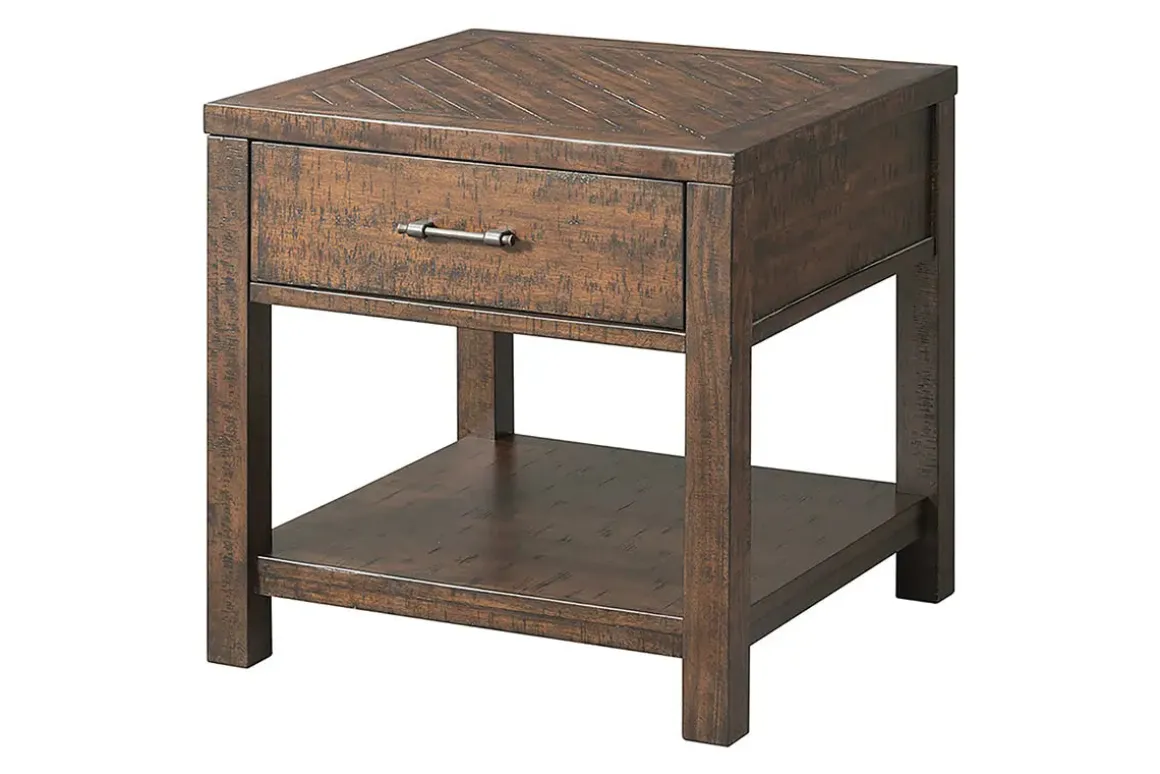 Dex End Table In Walnut