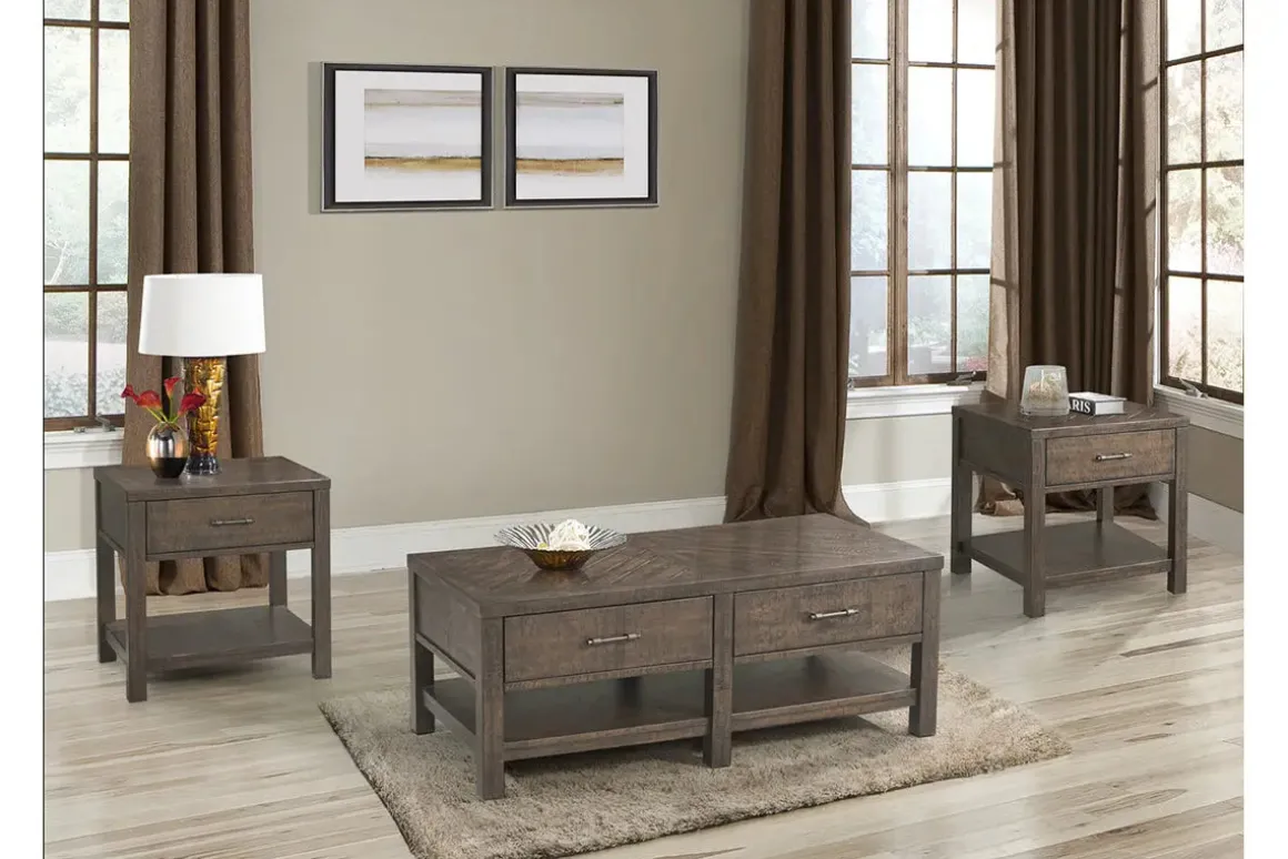 Dex End Table In Walnut