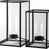 Dimtrois Lanterns In Black, Set Of 2