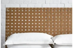 Dorsey Woven Panel Bed In Granola, Queen