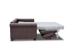 Drew Full Sleeper Loveseat In Mistral Rabbit