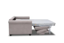Drew Full Sleeper Loveseat In Mistral Rabbit