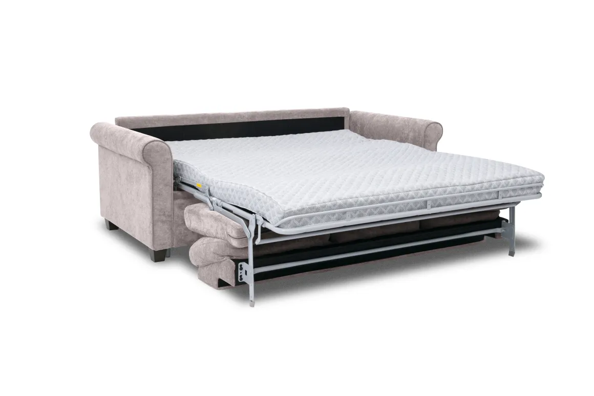 Drew Queen Sleeper Sofa In Mistral Chocolate