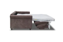 Drew Queen Sleeper Sofa In Mistral Chocolate
