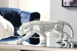 Drice Panther Sculpture In Black