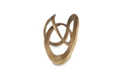 Dunnruck Sculpture In Antiqued Brass Finish