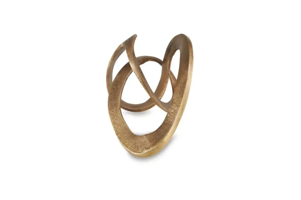 Dunnruck Sculpture In Antiqued Brass Finish