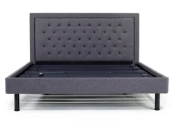 Duo Linen Adjustable Foundation Bed In Natural, Queen