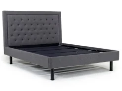 Duo Linen Adjustable Foundation Bed In Natural, Queen