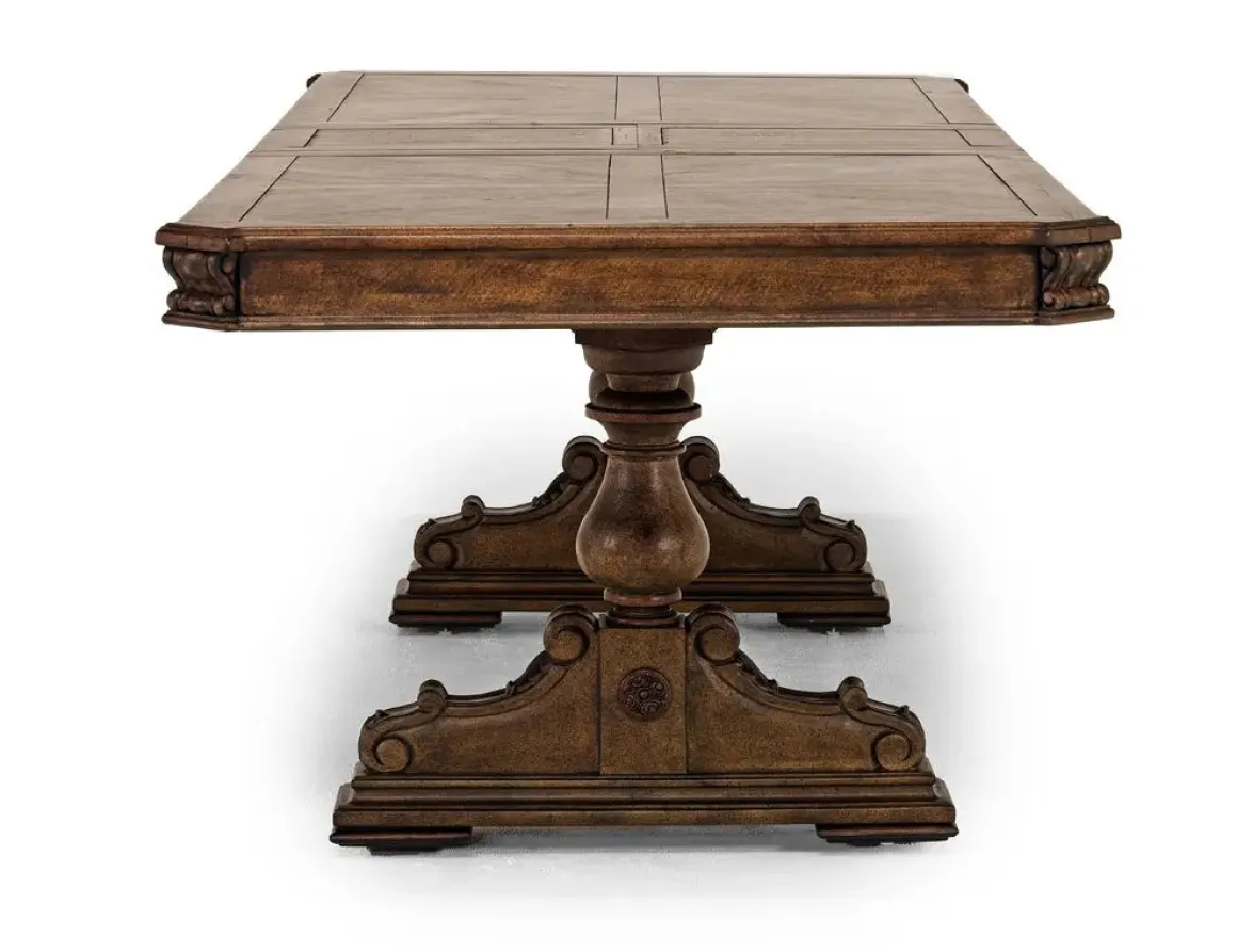 Durango Dining Table & 4 Side Chairs In Fawn