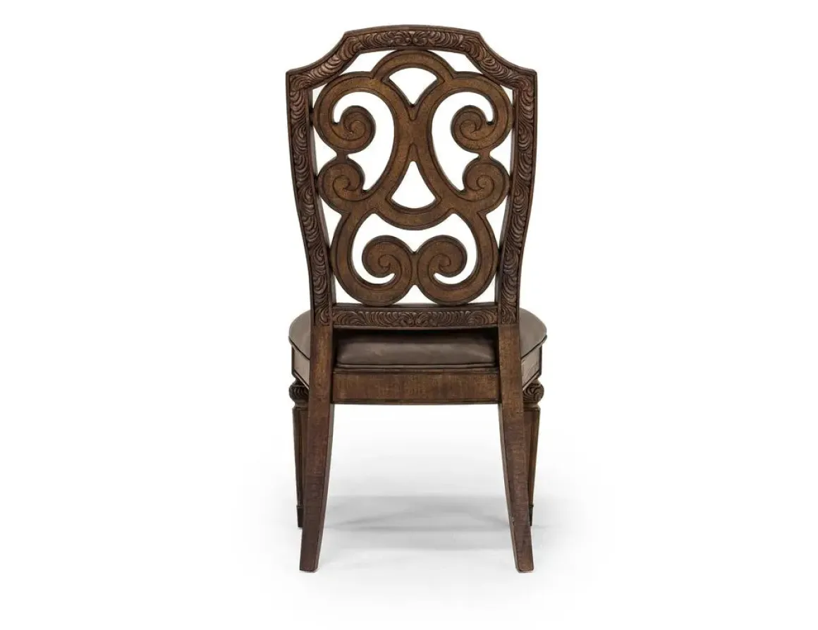 Durango Dining Table & 4 Side Chairs In Fawn