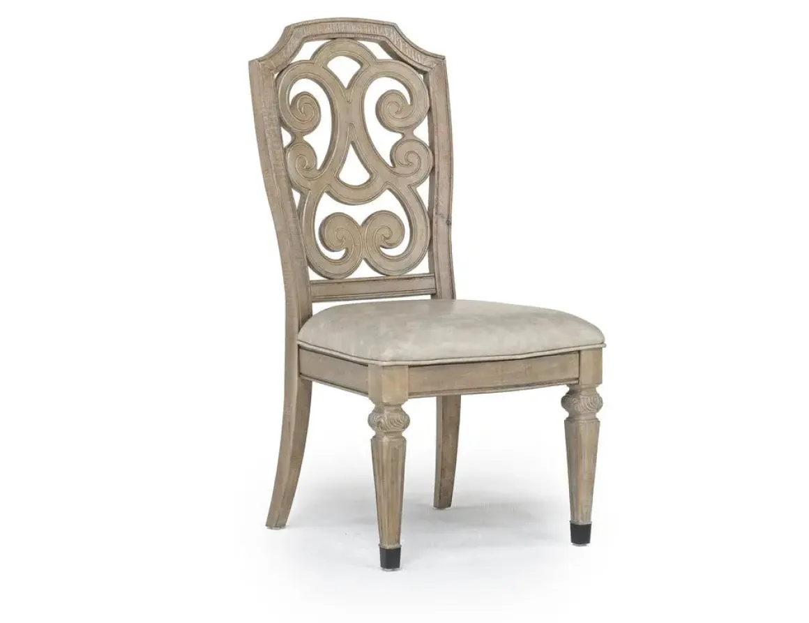 Durango Dining Table, 6 Chairs & 2 Arm Chairs In Fawn