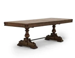 Durango Dining Table, 6 Chairs & 2 Arm Chairs In Fawn