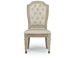 Durango Dining Table, 4 Side Chairs & 2 Arm Chairs In Fawn